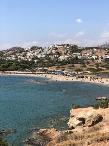 아나비소스 Seaview 2nd flr. apt. next to the beach, wifi,a/c,p/c media. 4성급 싱글룸 로비