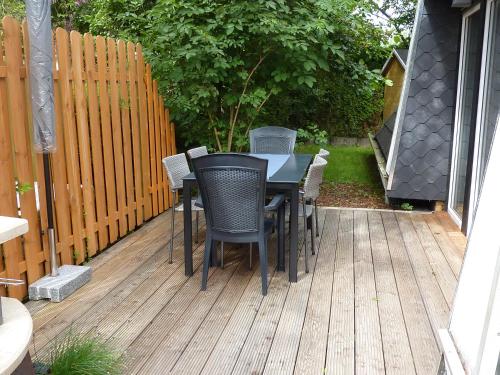 Balkons/terase, Ferienwohnung Meer&mehr in Mulsum
