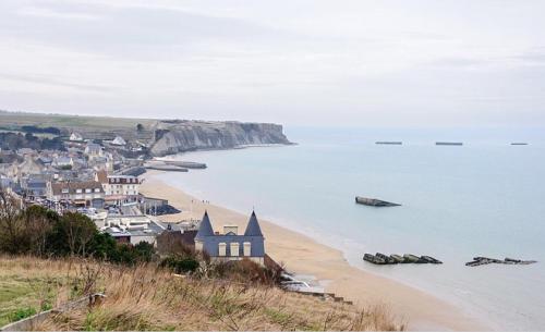 Cottage vue mer gîte à louer Arromanches-les-Bains