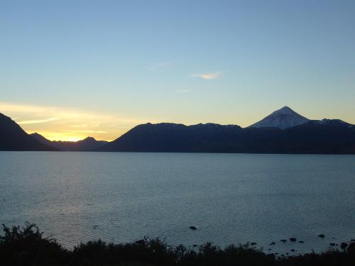 View, Cabanas Boca del Chimehuin in Junín de los Andes