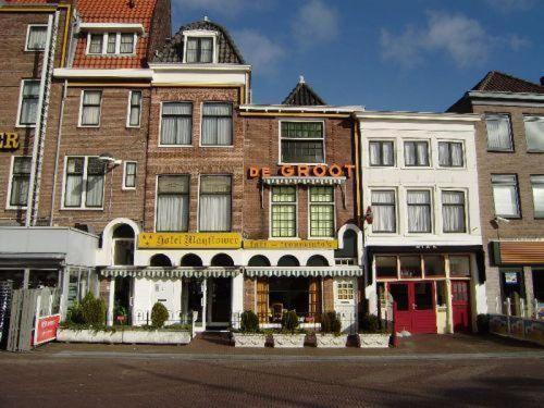 Entrada, Hotel Mayflower in Leiden