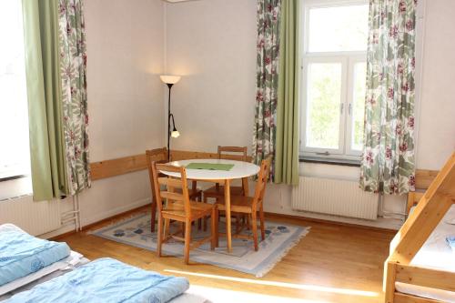 Room, family, shared bathroom