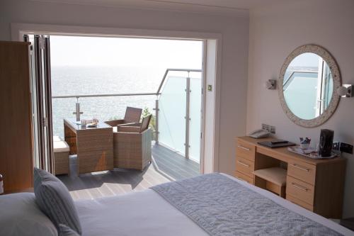 balkong/terrass, Luccombe Hall Hotel in Södra Shanklin