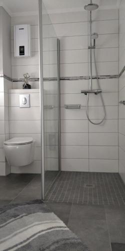 Badeværelse, Ursula's Ferienwohnung in Marpingen
