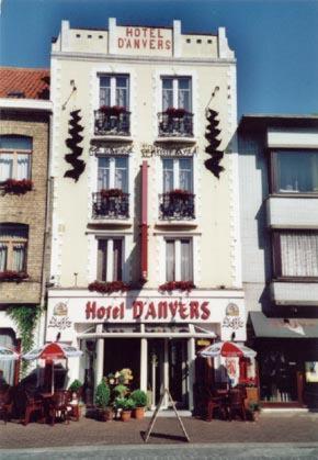 Wejście, Hotel Anvers in De Panne