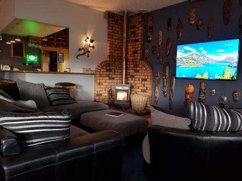 ห้องส่วนกลางสำหรับนั่งเล่น/ดูทีวี, อาบิสโค ลอดจ์ (Abisko Lodge) in เมธเวน