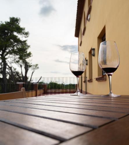 Erkély/terasz, Mas Trucafort - Masia Braseria - Alojamiento Adults only in Falset