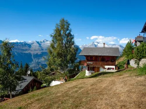 Chalet Saflischmannli auf der Alpe Rosswald in Rosswald, Schweiz