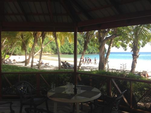 Restaurante, La Sagesse Hotel, Restaurant and Beach Bar in Crochu