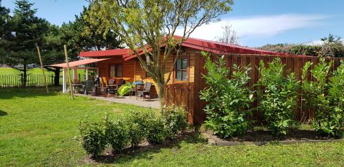 Vrijstaande blokhut in Egmond-Binnen