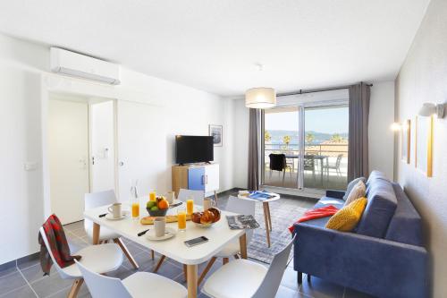 balkon/terras, Residence Goelia Cap Azur in Saint Mandrier Sur Mer