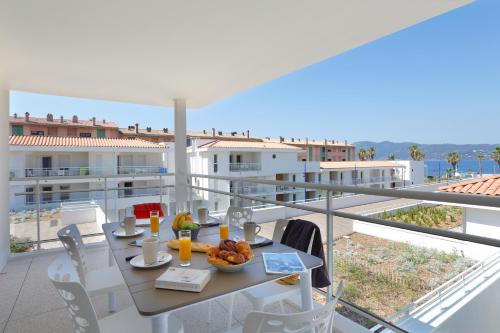 balkon/terras, Residence Goelia Cap Azur in Saint Mandrier Sur Mer