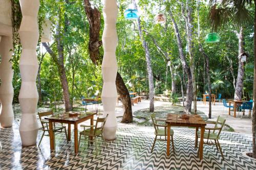 餐廳, Hotel Holistika Tulum in 圖倫