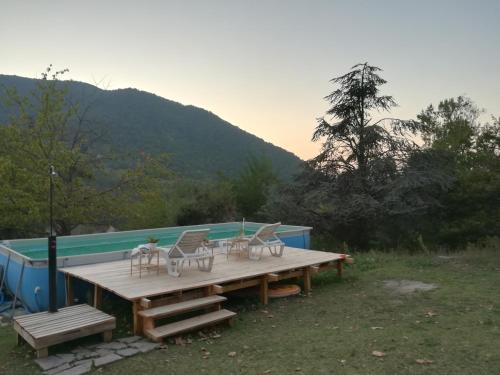 Peldbaseins, Monte Termine Country House in Grizzana Morandi