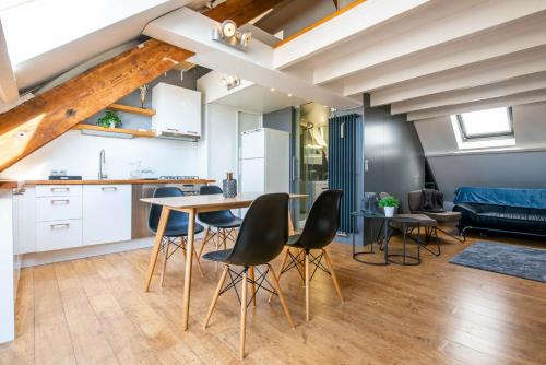  Beautiful park view duplex studio in city centre in Gent