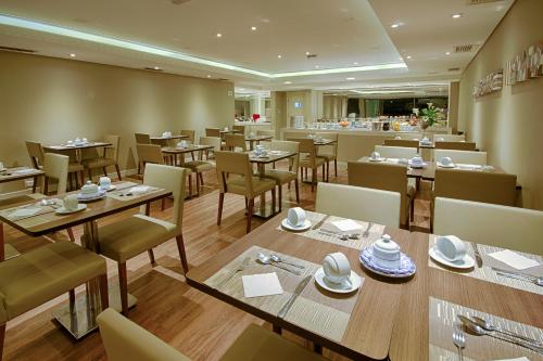 레스토랑, Hotel Victoria Villa Curitiba by Nacional Inn in 쿠리치바 시티 센터