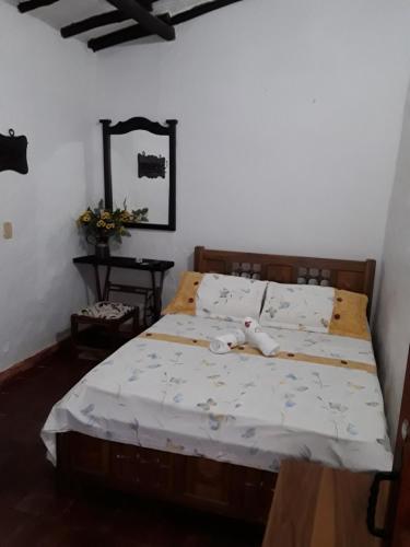 1 double bed