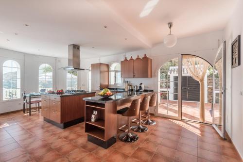 virtuve, Villa El Ancla in Sayalonga