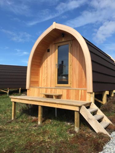 Balkon/Terrasse, Acheninver Hostel in Achiltibuie