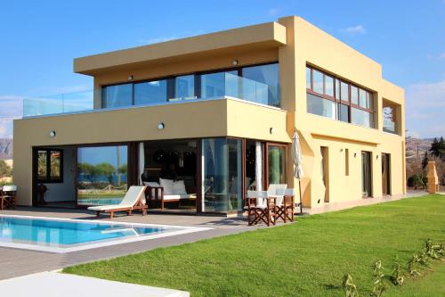 Kimona Villa Seafront Swimming Pool Jacuzzi 6 Bedrooms 21 PAX Kouvohori Villas Crete