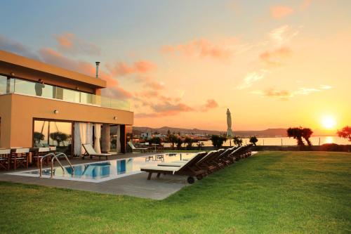 Kimona Villa Seafront Swimming Pool Jacuzzi 6 Bedrooms 21 PAX Kouvohori Villas Crete