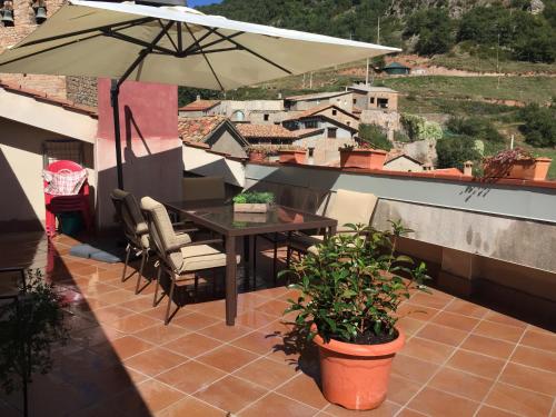 Erkély/terasz, La Fusteria del Casat in Alp