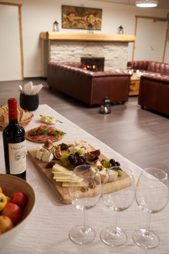 餐廳, Hotel Villa Molnby in 鮑渥