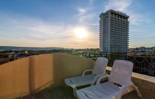 Uitzicht, Plaza Hotel in Varna