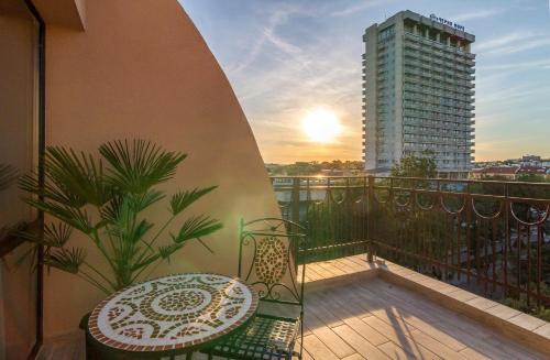 Uitzicht, Plaza Hotel in Varna