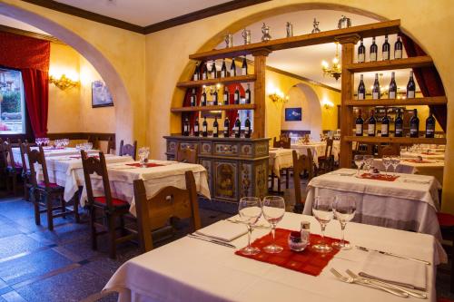 مطعم, Hotel Courmayeur in مركز مدينة كورمايور