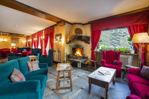 ردهة, Hotel Courmayeur in مركز مدينة كورمايور