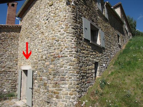 Вход, La Chambre d'Hôtes du Cladan (La Chambre d'Hotes du Cladan) in Serres