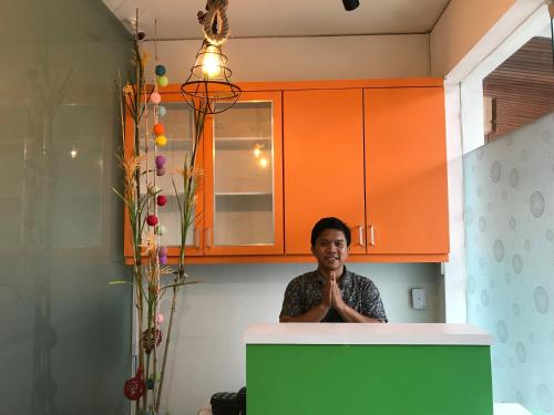 Lobby, the Colour Hostel in Pontianak