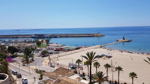 La terraza del palasiet Villajoyosa 