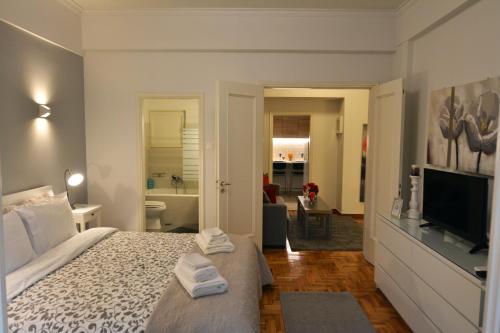 Stylish apartment in Kolonaki, Atény