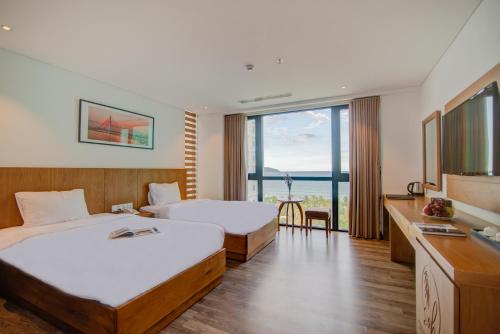 Deluxe Double or Twin Room with Ocean View room in Soho Boutique Hotel Da Nang