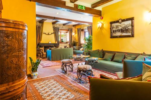 Koplietošanas atpūtas telpa ar TV, Relais Ducale Spa & Pool in Pescocostanzo