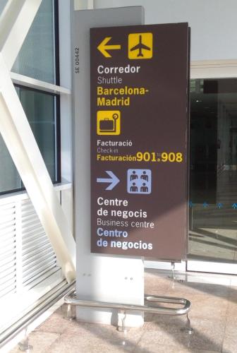 Entrance, Sleep&Fly in Barcelona Airport