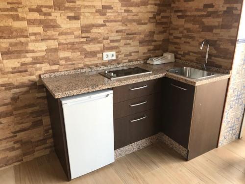 廚房, Apartamentos Algodonales in 阿爾戈多納萊斯