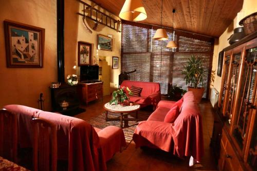 Közös társalgó / TV, Can Micos - casa rural & events in Sils