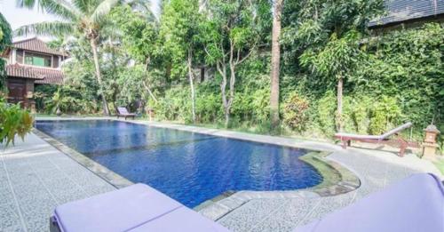 villa double bed room plus single bed room
