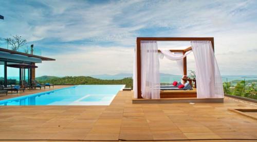9 Bedroom Sea Blue View Villa - 5 Star with Staff SDV080A-By Samui Dream Villas - 수영장