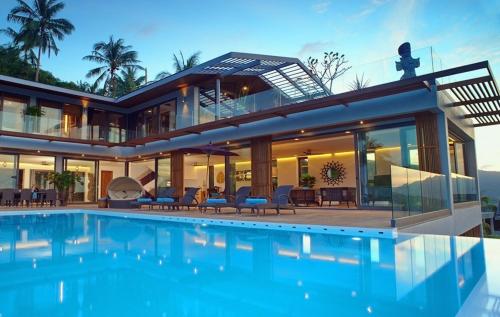 9 Bedroom Sea Blue View Villa - 5 Star with Staff SDV080A-By Samui Dream Villas - 수영장