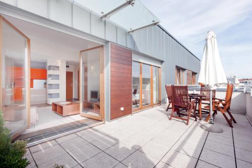 Varanda/terraço, Apartments Swinoujscie Center II by Noclegi Renters in Swinoujscie City Center