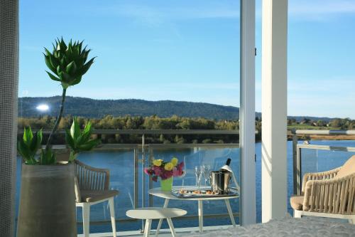 Balkons/terase, Hotel restaurant Spa de l'Abbaye in Grande Riviere