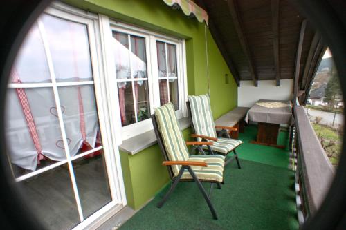 ระเบียง/ชานเรือน, Pension Sonnenheim in ฮิลด์เฟลด์