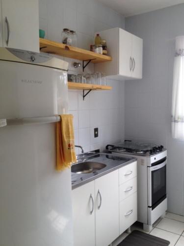 ห้องครัว, Apartamento Vila do Sol in เฟลยา