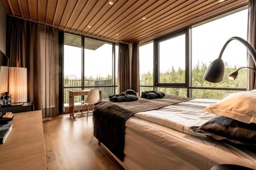 Utsikt, Copperhill Mountain Lodge in Åre