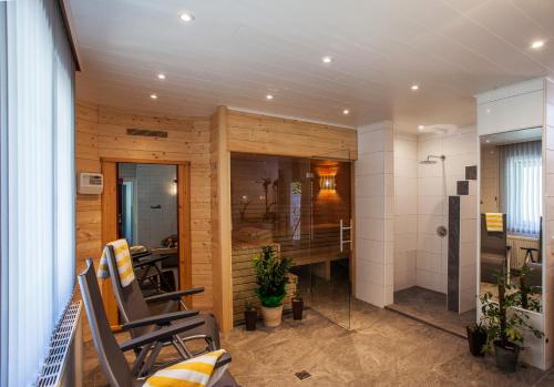 Sauna, Landhotel Grunberg am See in Gmunden