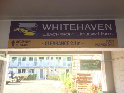 Entrance, Whitehaven Beachfront Holiday Units in Whitsunday Islands